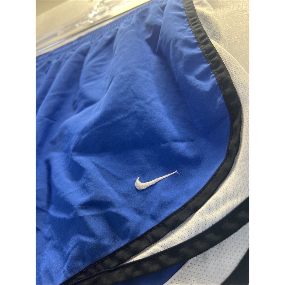 Nike One Dri-Fit Running Women's Navy Blue Mid-Rise 3" Brief-Lined Shorts Small